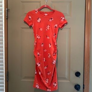 Jersey-knit bodycon dress- MATERNITY